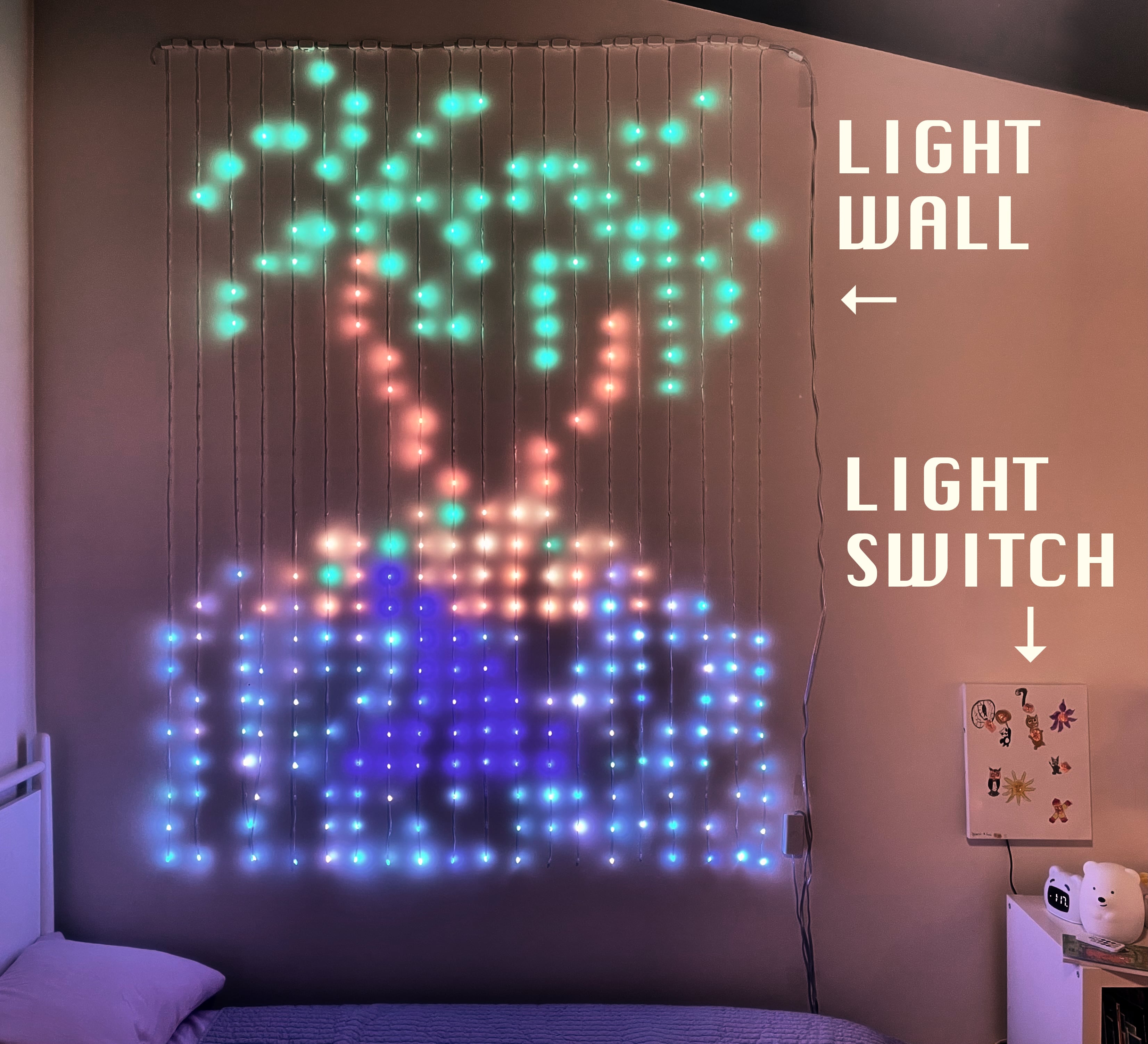 A Painting as a Light Switch